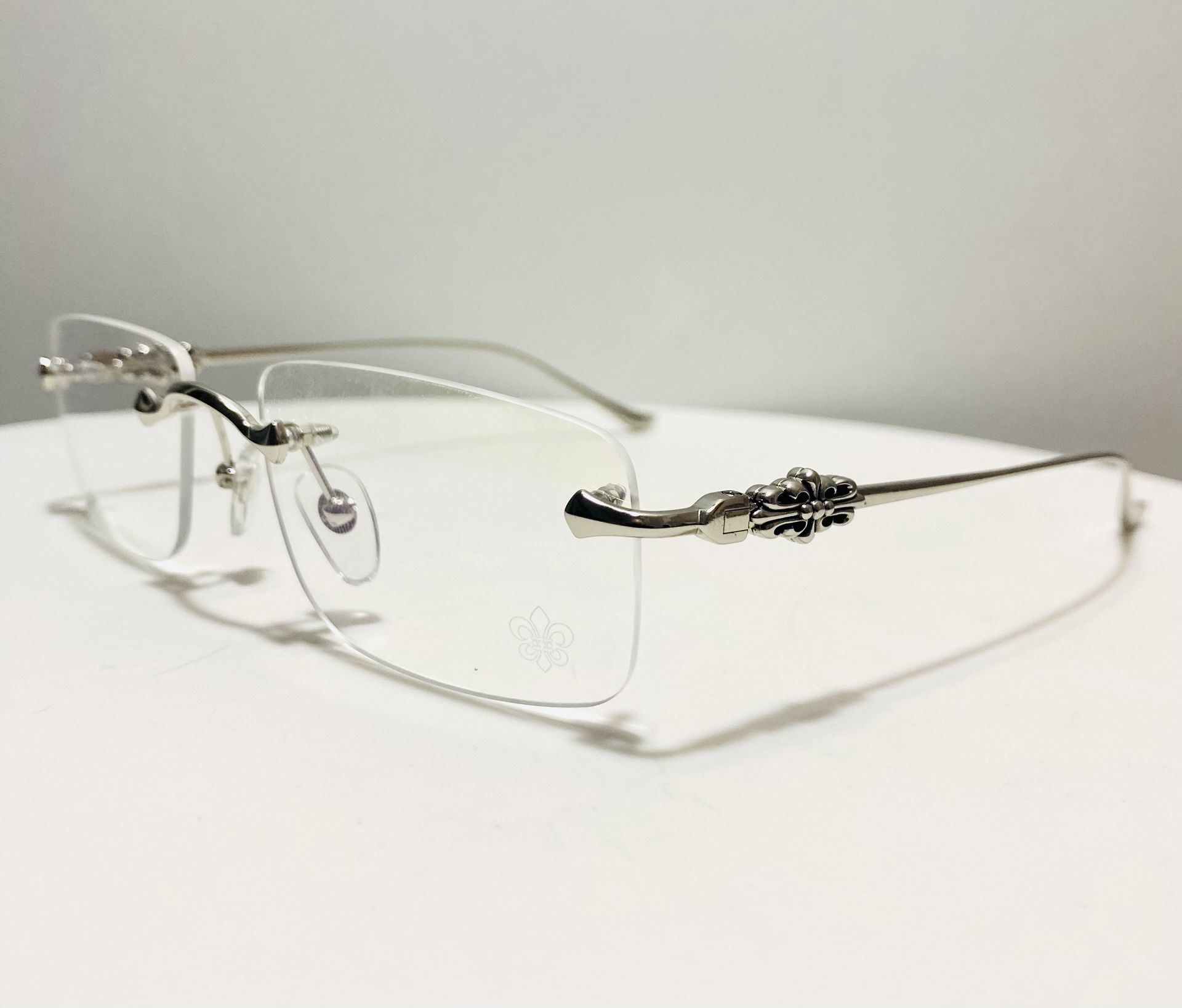 Chrome Hearts Rimless Glasses Limited Model Frames Luxury Eyeglasses