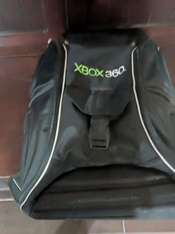 Xbox 360 Backpack Original HTF Console Protective Carrying Bag w/Pouches Great C
