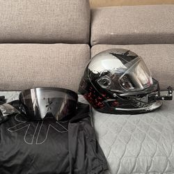 Ruroc Batman Motorcycle Helmet Large/XL