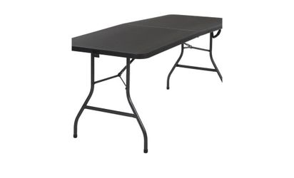 Folding banquet tables 8ft and 6ft, white and black, multiple available