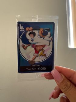 Luffy Dodgers edition trading card