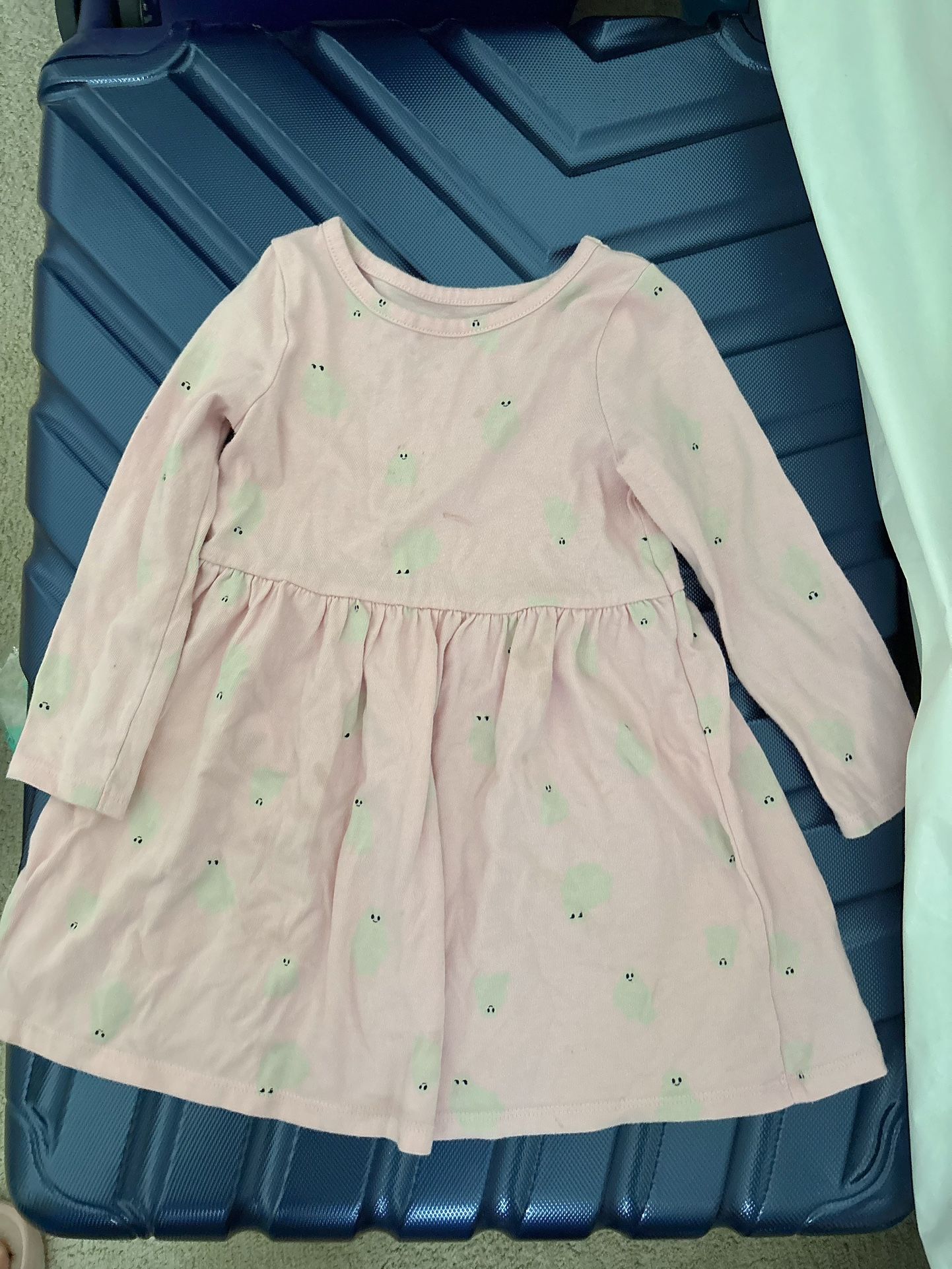 Cat & Jack Pink long sleeve girl dress long sleeve toddler girl skirt dress size 3T Comes from pet free smoke free home Washed w detergent & sanitiz