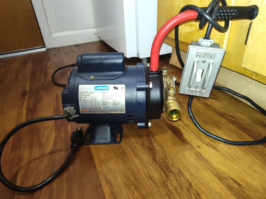 110 Electric Oil Pump/Frter Oil Filter Pump/Fryer Top Off Pump