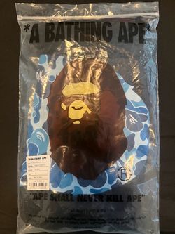 A Bathing Ape BAPE  Size L Black and BLUE