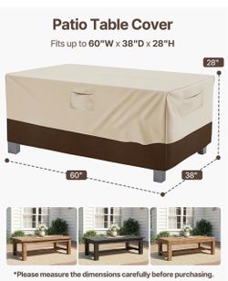 Rectangular/Oval Patio Table Cover,