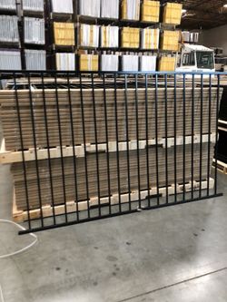 5’x8’ wrought iron galvanized steel fence panels