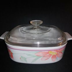 Corningware Peony Dish