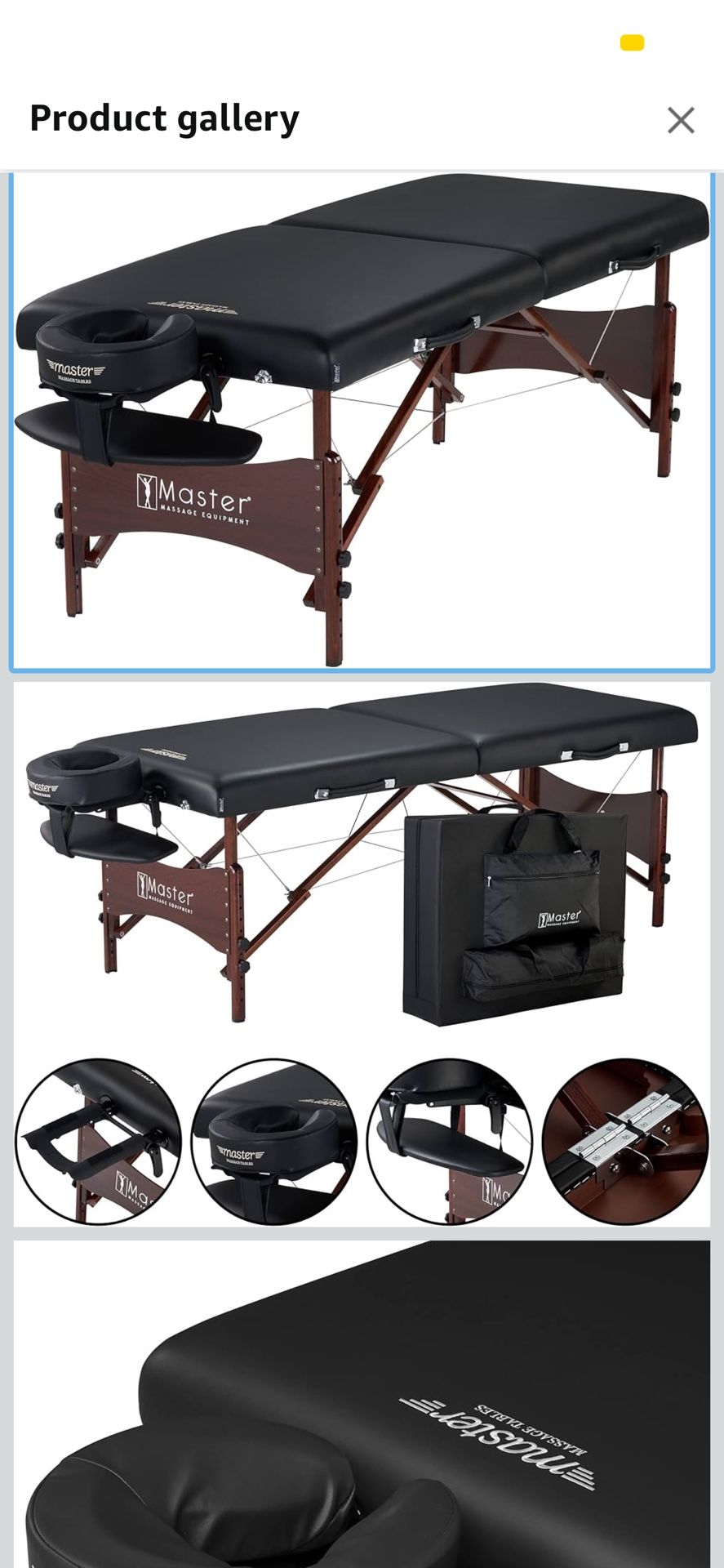 Master Portable Massage Table NEW Never Used!! 