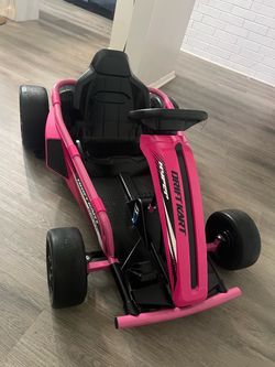 Hyper Toy Company 24V battery-powered drift go-kart for children aged 8–14, pink; used but in perfect condition, price: 130