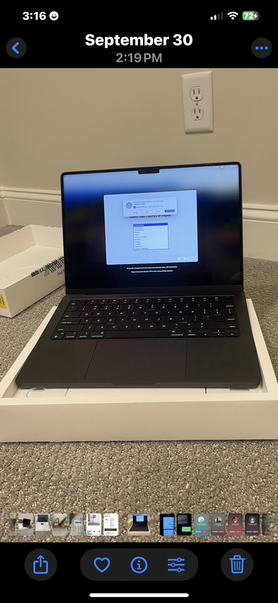 14.2-inch 512 GB SSD Apple M3 Pro Chip