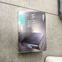 Western Digital My book 500GB external hard drive