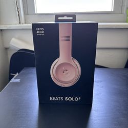 Beats Solo 3 Wireless Headphones (Rose Gold)