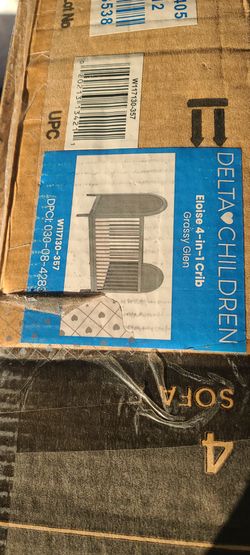 Crib delta children eloise 4 in 1 convertible  