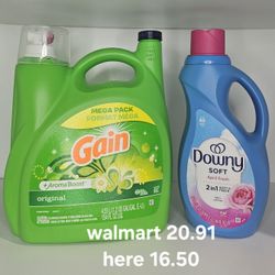 Gain Liquid + Downy Liquid 