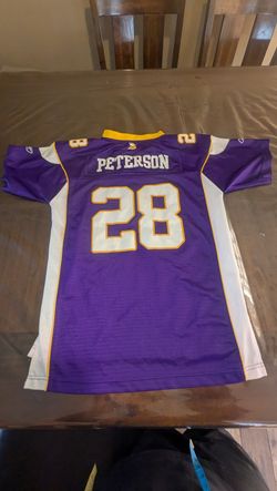 Youth Reebok Adrian Peterson #28 Minnesota Vikings NFL Jersey Youth XL