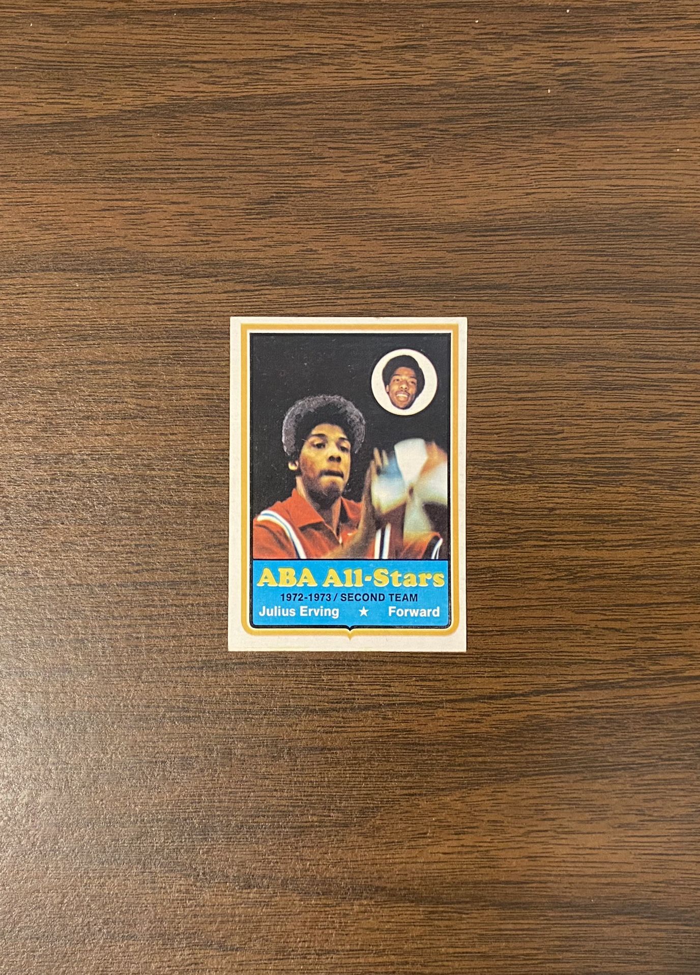 JULIUS “DR J” ERVING 1973-74 TOPPS BASKETBALL CARD # 240 HOF VIRGINIA SQUIRES