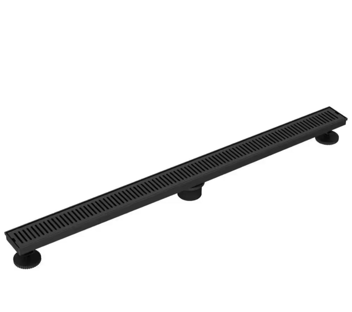 VIGO Elan 36 in. Linear Shower Drain in Matte Black