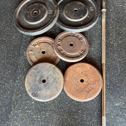 Weights And Barbell