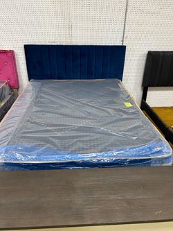 Queen mattress and frame