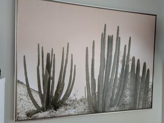 Framed "Cactus" Art Print - World Market Exclusive, 49.5x37"