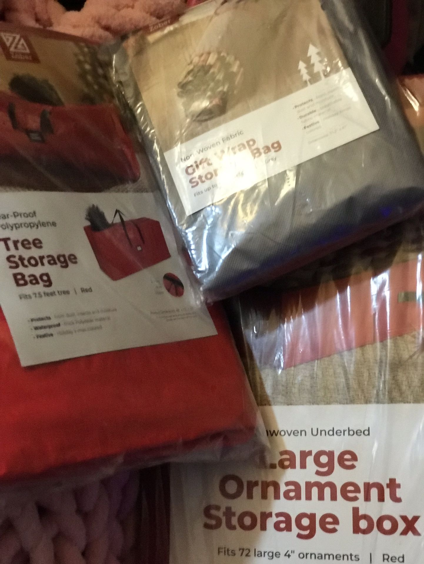 Christmas Storage Bags