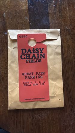 Daisy Chain Fields Parking Pass