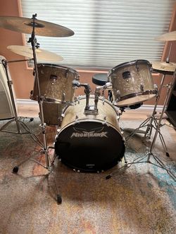 Complete Gretsch Drum Set w/ Zildjian Cymbals + Pork Pie Snare