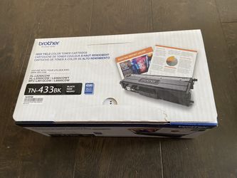 Genuine Brother Laser Printer Toner Cartridges TN-433BK Black
