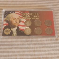 Oval Office Collection Quarters, Half Dollars, & Full Dollars