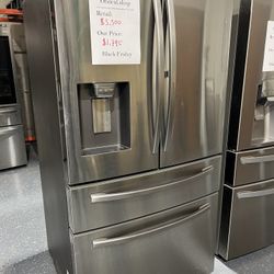 Samsung 28 cu/ft. French Door RF28R7351SR Refrigerator Freezer 3382