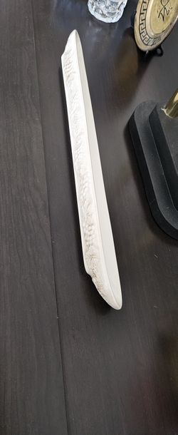 White Ceramic Olive Boat tray 