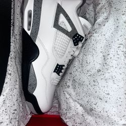 Jordan 4 White Cement 