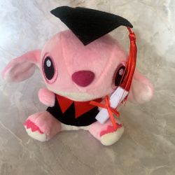 Stitch Plushie  Keychain  With Graduation Hat And diploma