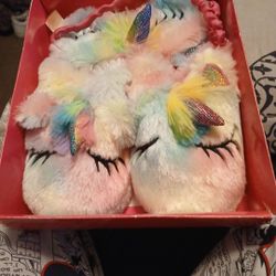 Unicorn Bed Room Shoes And Mask