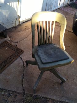 1895 original Marble and Shatuck antique desk chair