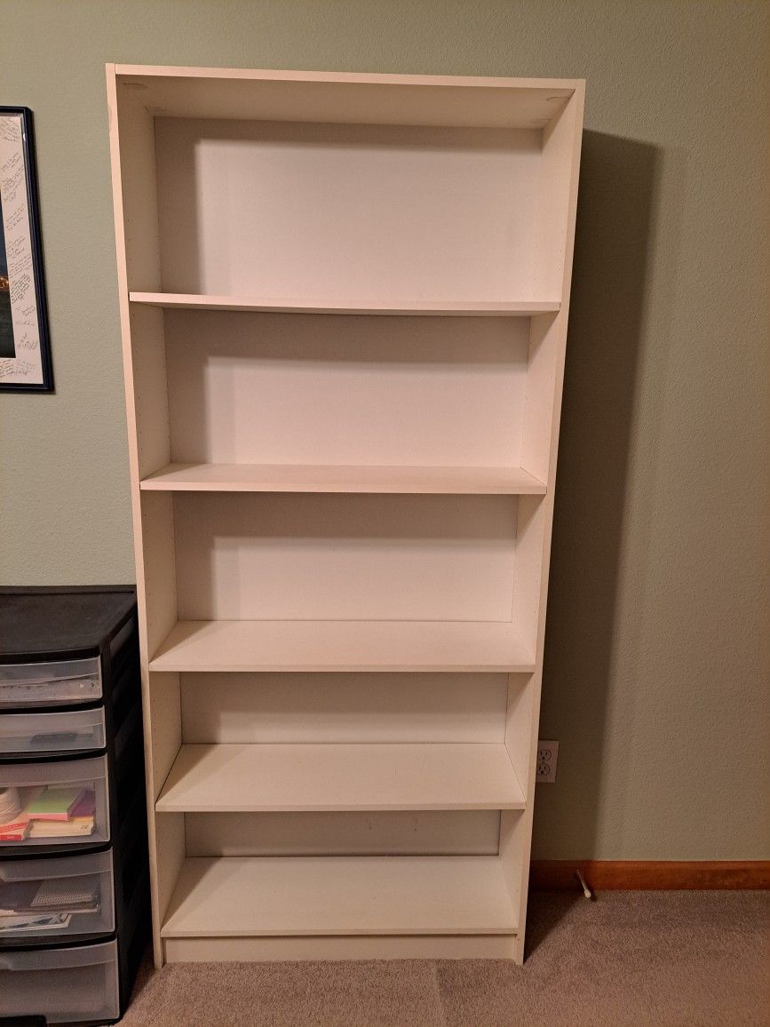 White Bookshelf 