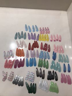 Girl hair clips, 120 pieces, all for $15