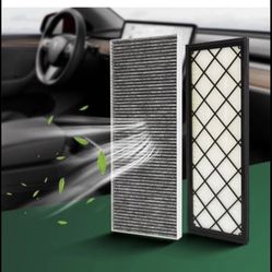 ShowEva Tesla Model Y HEPA Cabin Air Filter Behind Tesla Model Y Frunk Accessories(4PCS) *Retail $79
