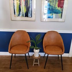 Vegan LEATHER CHAIRS 