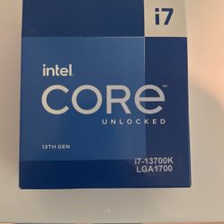 Intel I7 13700K
