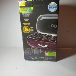 Conair Infiniti Pro Fast Heat Flocked Ceramic Curlers, Purple