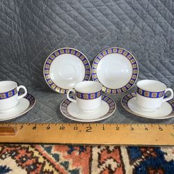 Vintage German Porcelain Tea Cups Bavaria Schumann Arzberg