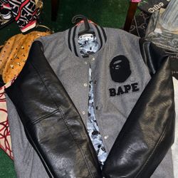 Size XXL bathing ape X undefeated jacket