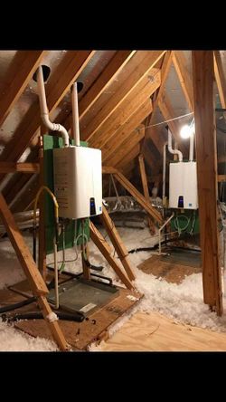 Water heater installs