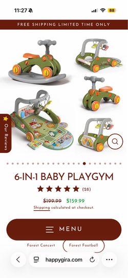 6-in-1 Play Gym HappyGira