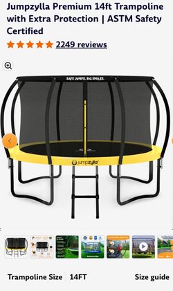 Brand NEW trampoline!