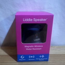 Magnetic Liddle Speaker - MagSafe Compatible for iPhone 12/13/14/15/16, Wall Mount Mini Bluetooth Speaker, Blue Brand New $30 Meet Up In Irving @dfwgo