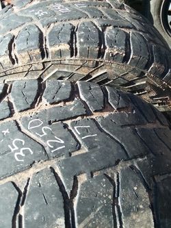 35x12.50 17 four Toyo truck tires for $80
