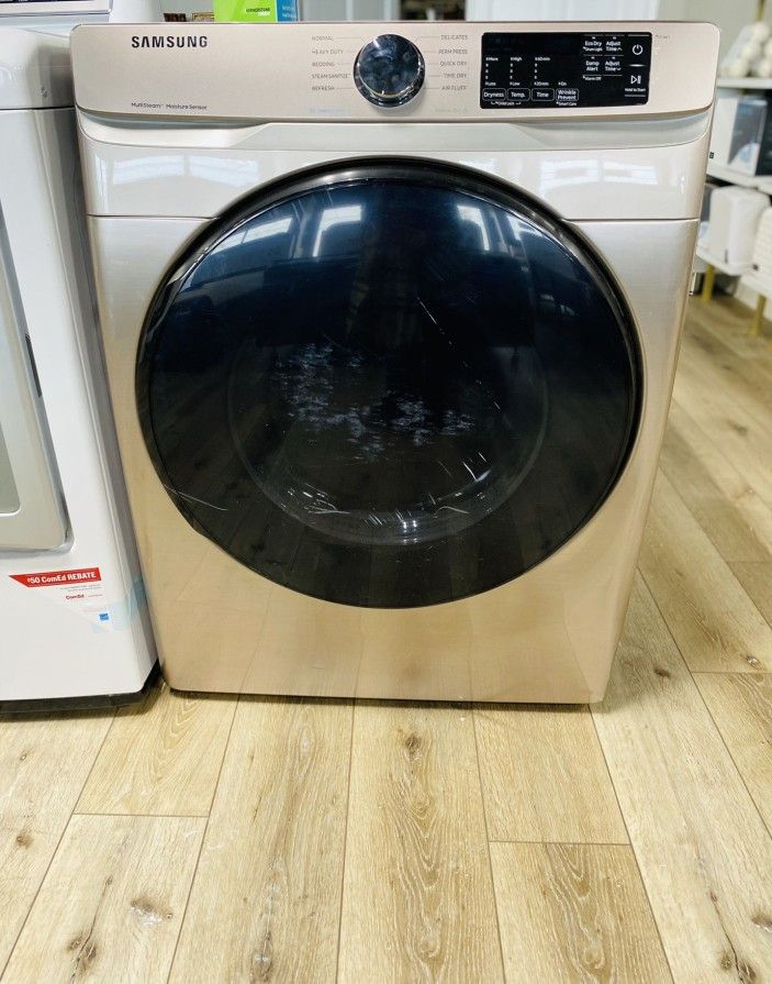 Samsung 7.5-cu ft Stackable Steam Cycle Electric Dryer DB