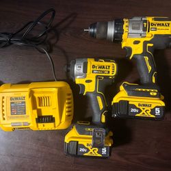Dewalt 20v Xr Brushless Combo Kit Great Condition  